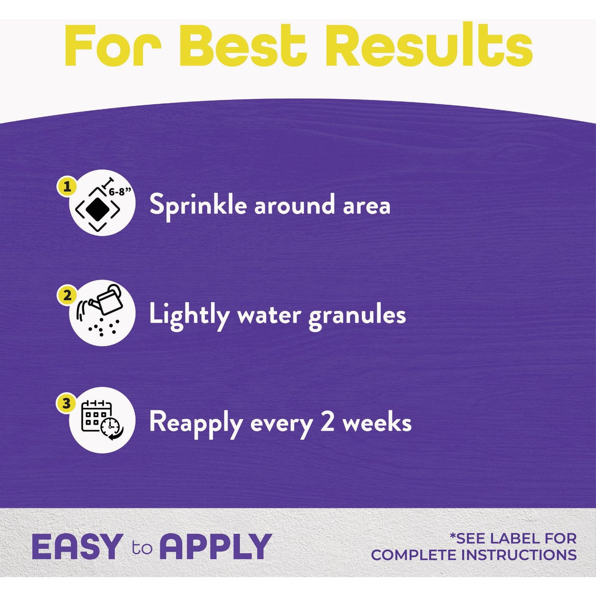 Bonide 1.25 Lb. Repels-All Animal Repellent Granules, Ready-to-Use Image 2
