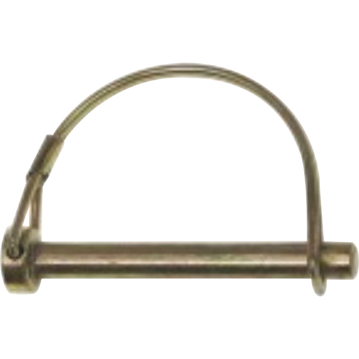 Double HH 5/16 In. x 2-1/4 In. Yellow Zinc-Plated Round PTO Wirelock Pin (2-Pack)