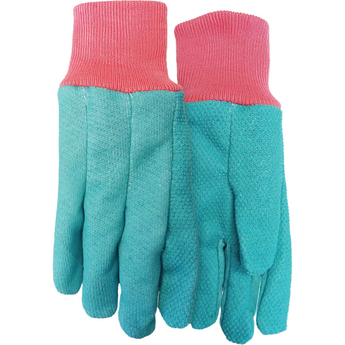 Midwest Gloves & Gear Youth Teal Jersey Glove Image 1