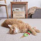 SmartyKat Crinkle Creeper Crinkle Plush Snake Kicker Catnip Cat Toy Image 2