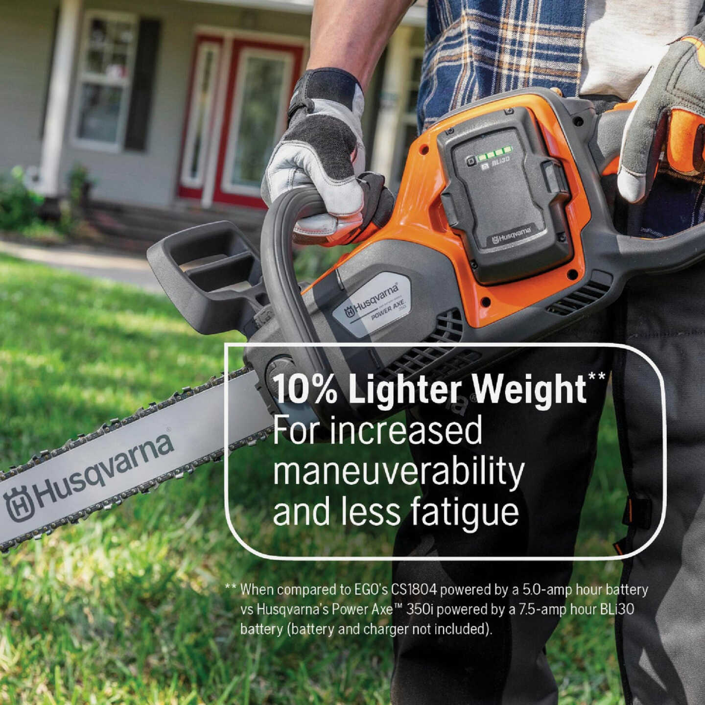 Husqvarna 350i Power Axe 18 In. Battery Chainsaw Kit Image 5