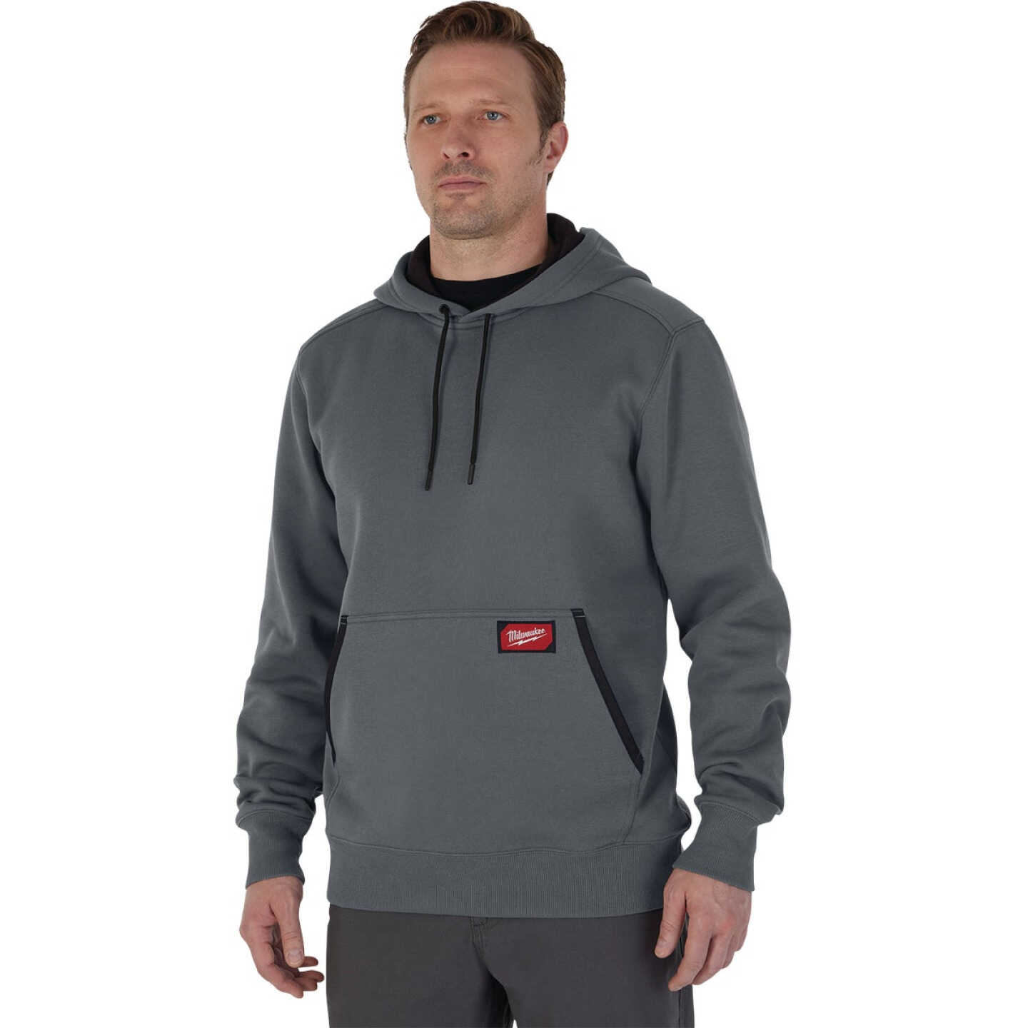 Milwaukee FREEFLEX XL Gray Midweight Pullover Hooded Sweatshirt Image 5