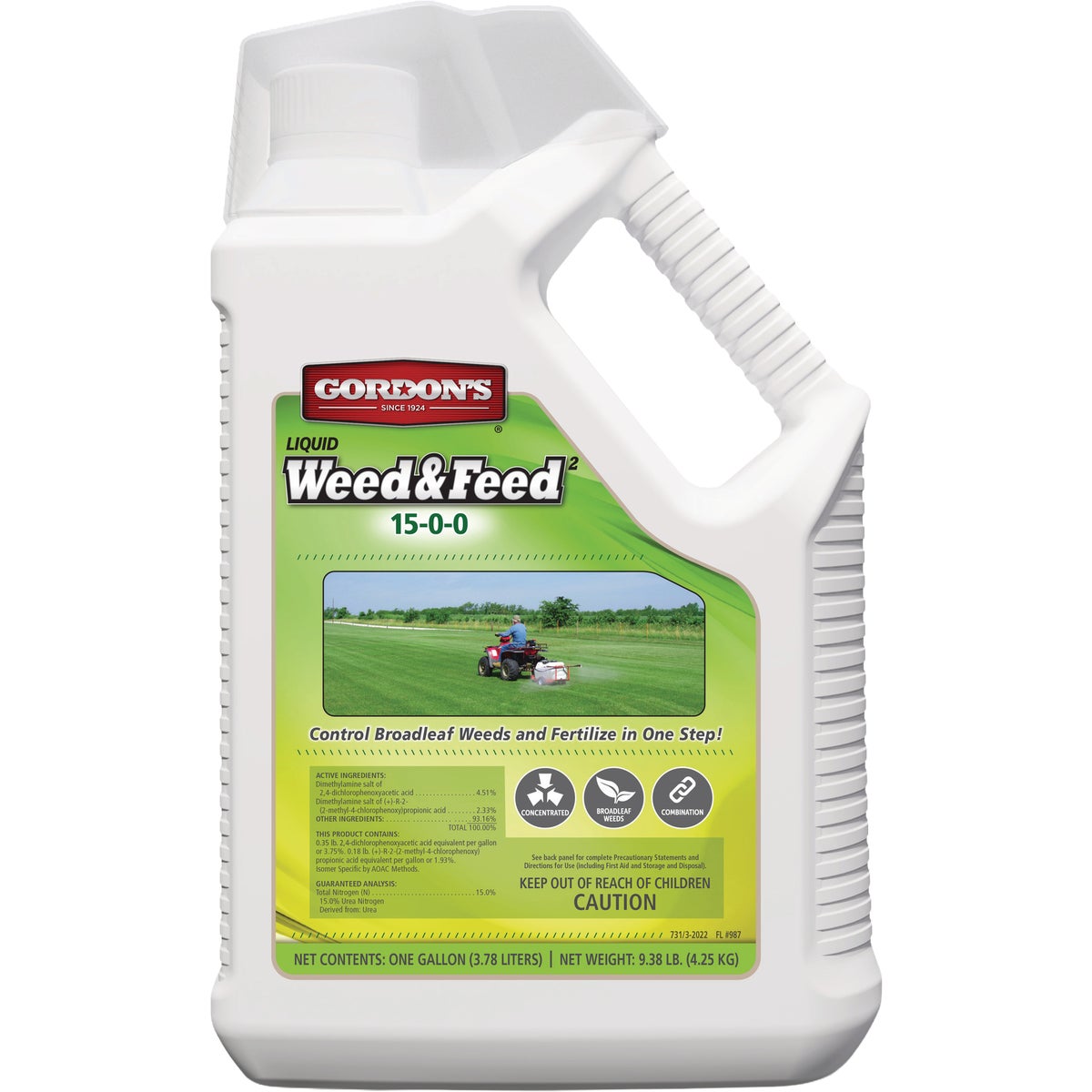 Gordon's Weed & Feed2 1 Gal. Concentrate 15-0-0 Fertilizer