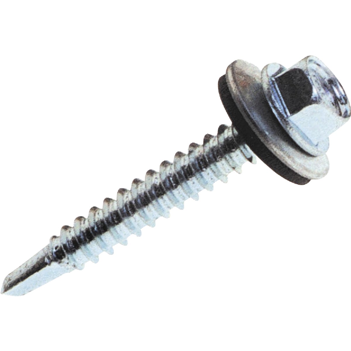 Do it Best #10-#16 x 1 In. Hex Washer Head Metal to Wood Screw (105-Count)