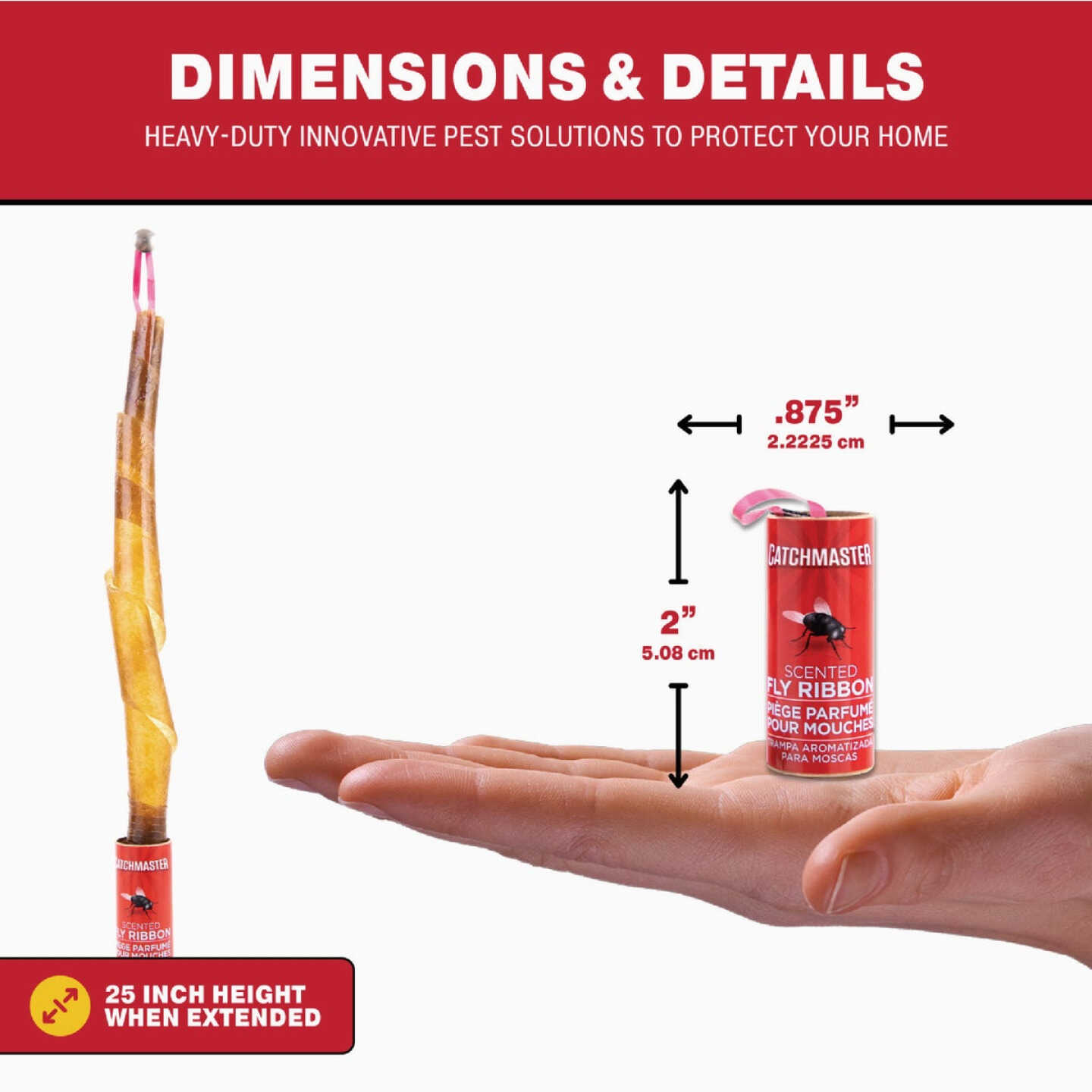 Catchmaster 25 In. Scented Bug & Fly Ribbon Image 5