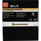 Do it #9 x 3 In. Gold Star Bugle-Head Wood Exterior Screw (5 Lb. Box) Image 1