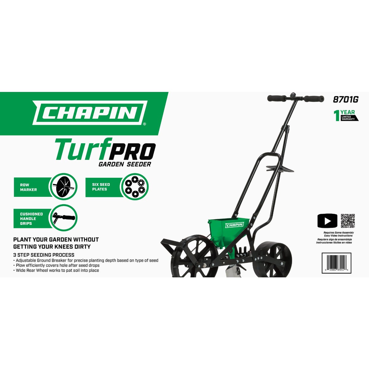 Chapin Garden Seeder with (6) Interchangeable Seed Plates Image 2