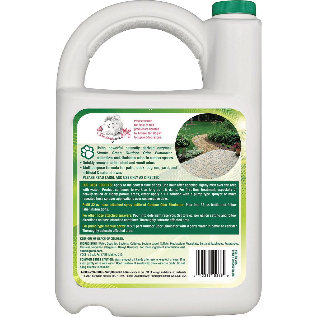 Simple Green 1 Gal. Hose End Spray Refill Outdoor Odor Eliminator Image 2