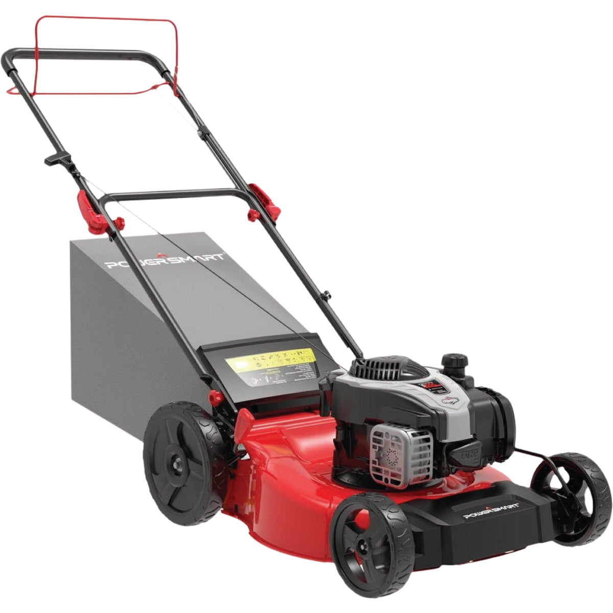 PowerSmart 21 In. 140cc Briggs & Stratton 3-in-1 Rear Wheel Drive, Self-Propelled Gas Lawn Mower