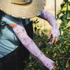 Farmers Defense Carnations Defeat Breast Cancer Protection Sleeves, Large/XL Image 4