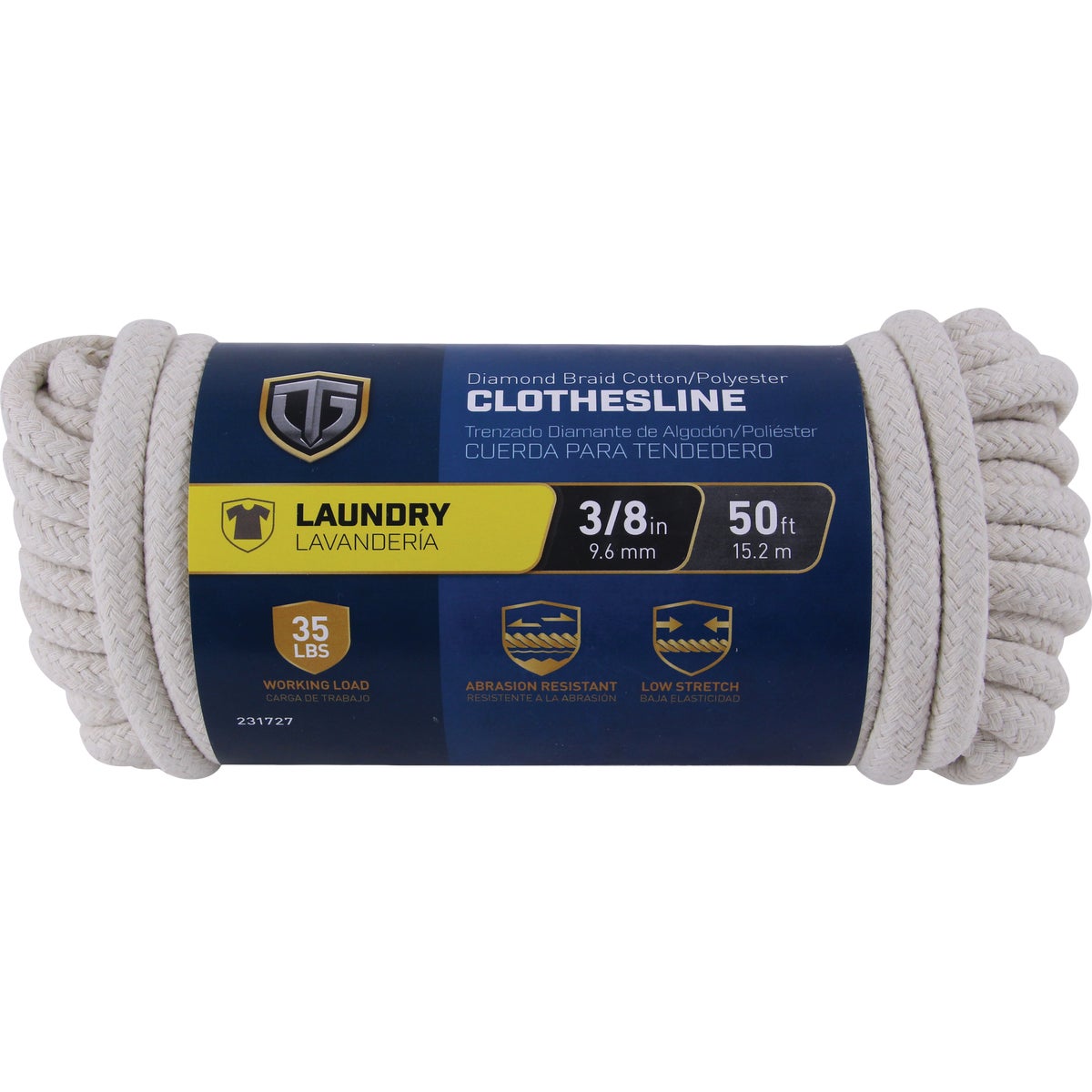 TruGuard #36 x 150 Ft. 3 Ply Natural Twisted Cotton Twine