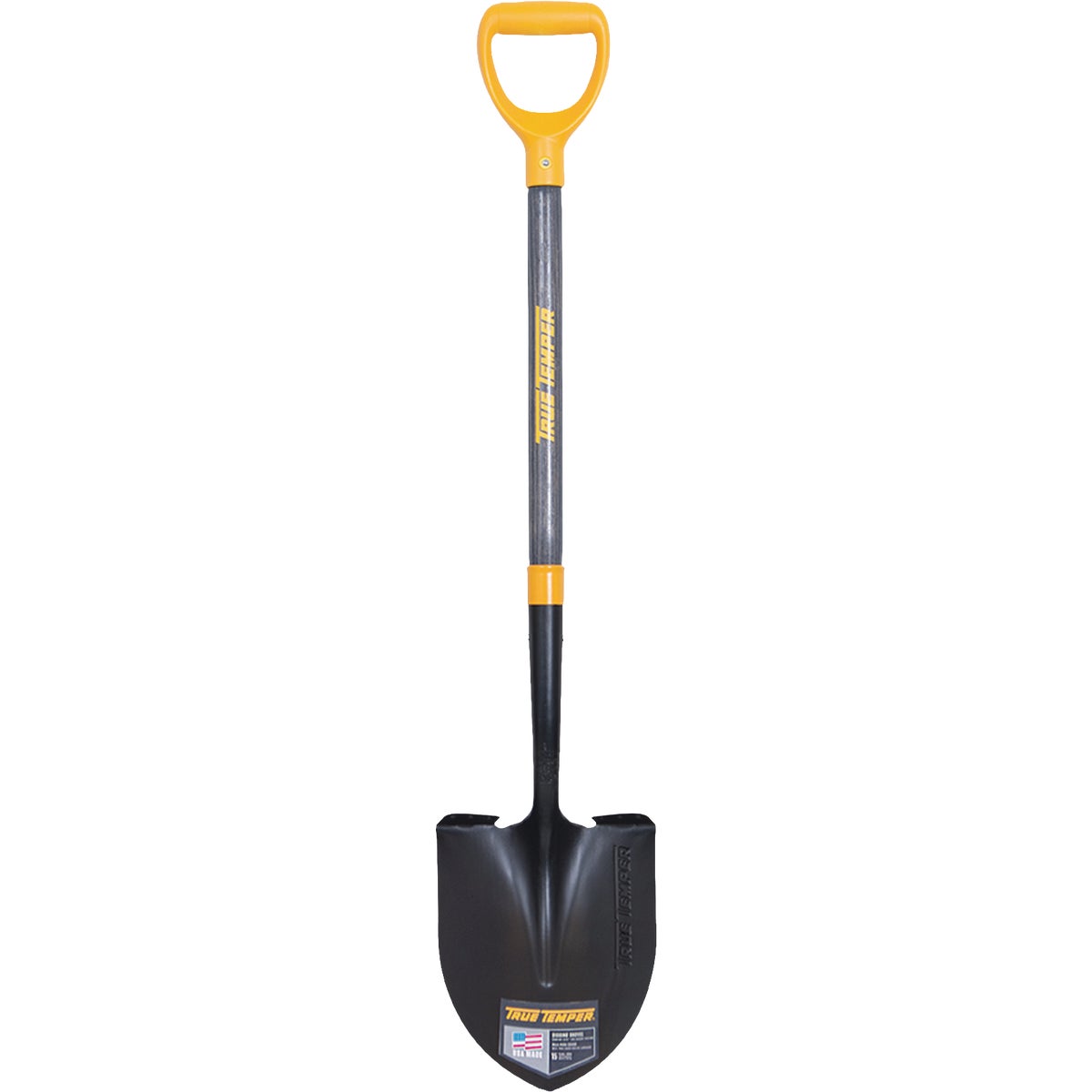 True Temper 24 In. D-Grip Round Point Shovel