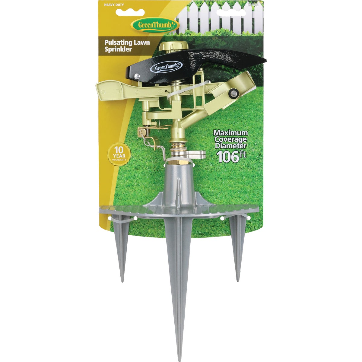 Green Thumb 106 Ft. Dia. XL Metal Impulse Sprinkler