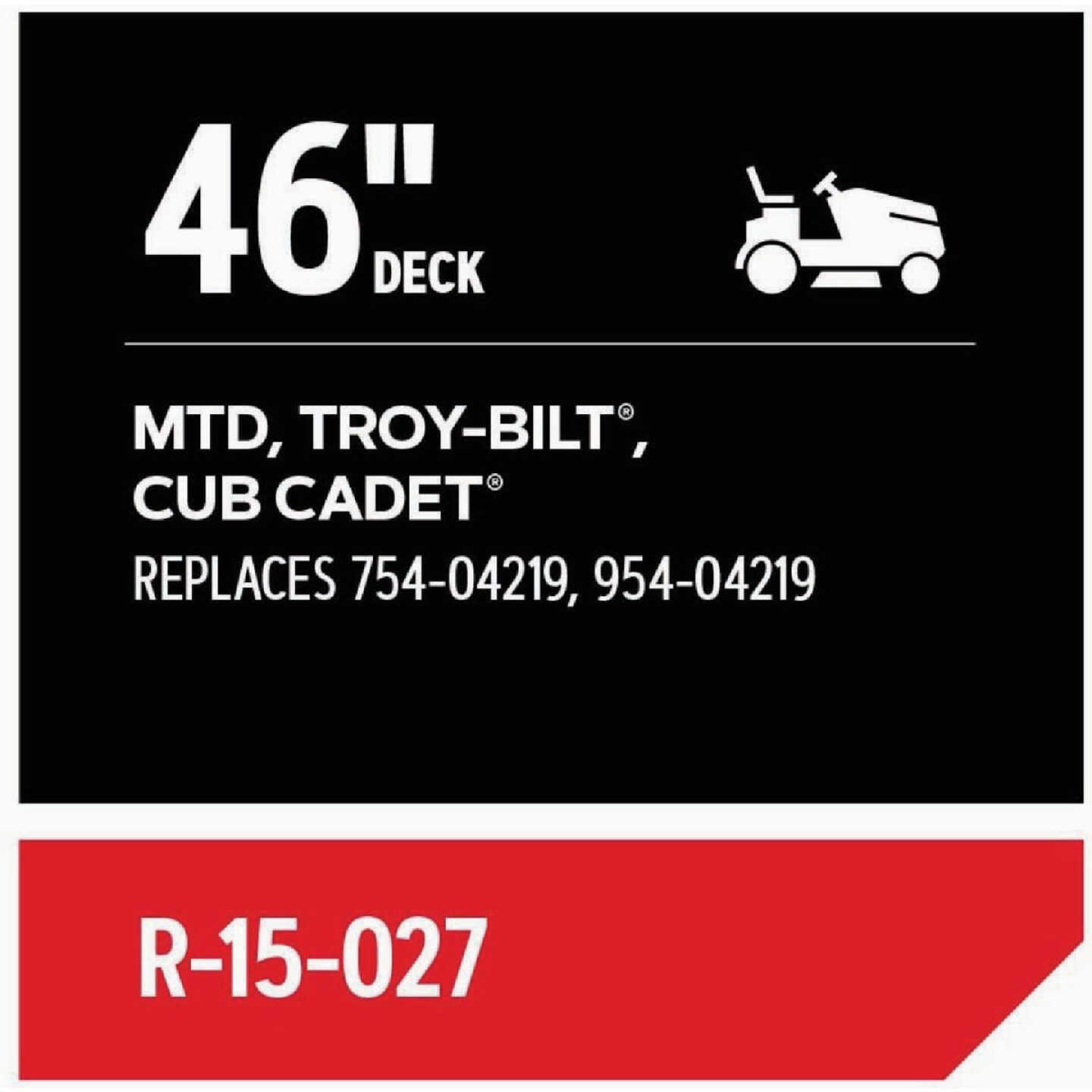 Oregon 1/2 In. x 103 In. Deck Belt for 46 In. Riding Mowers Image 3