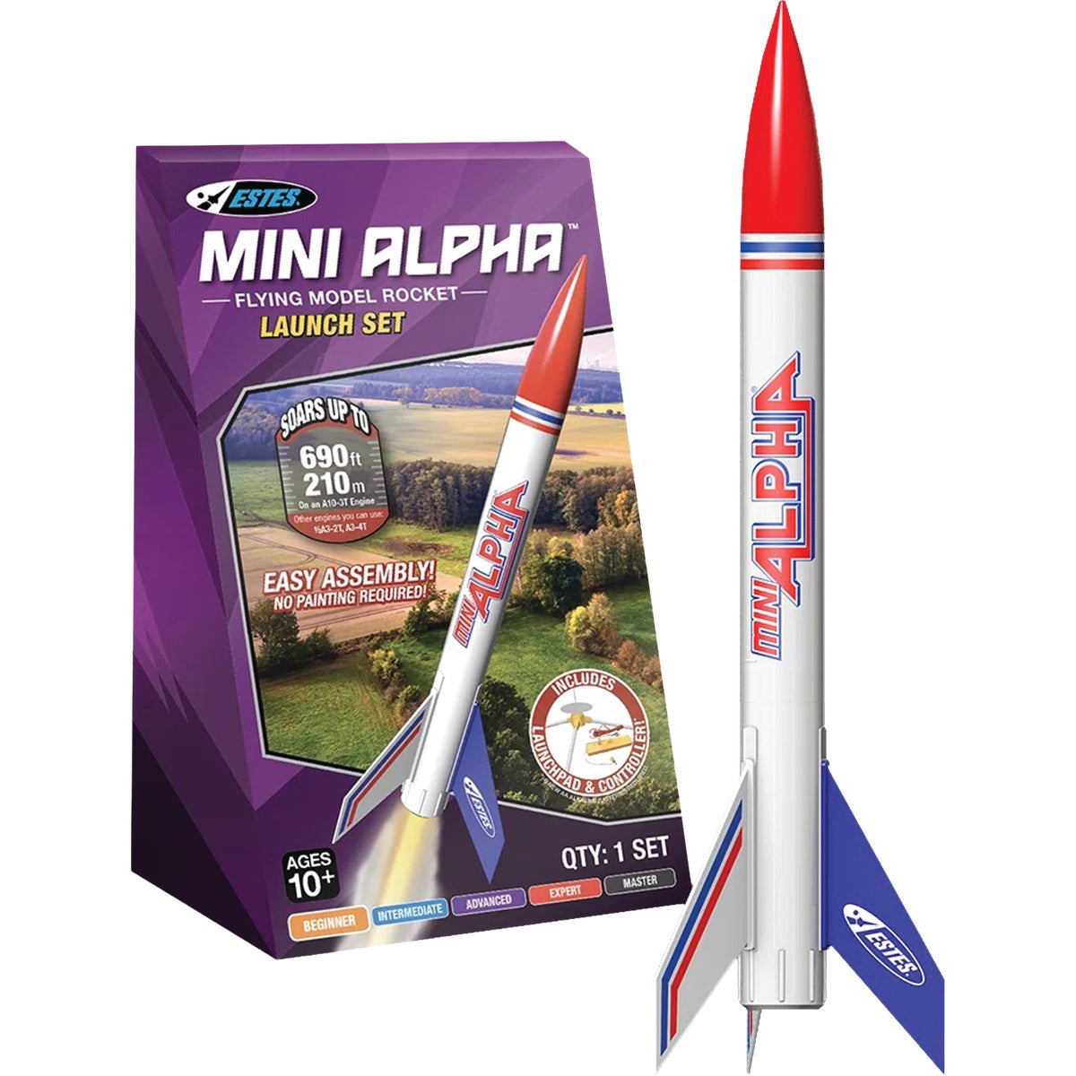 Estes Industries Mini Alpha Rocket Launch Set