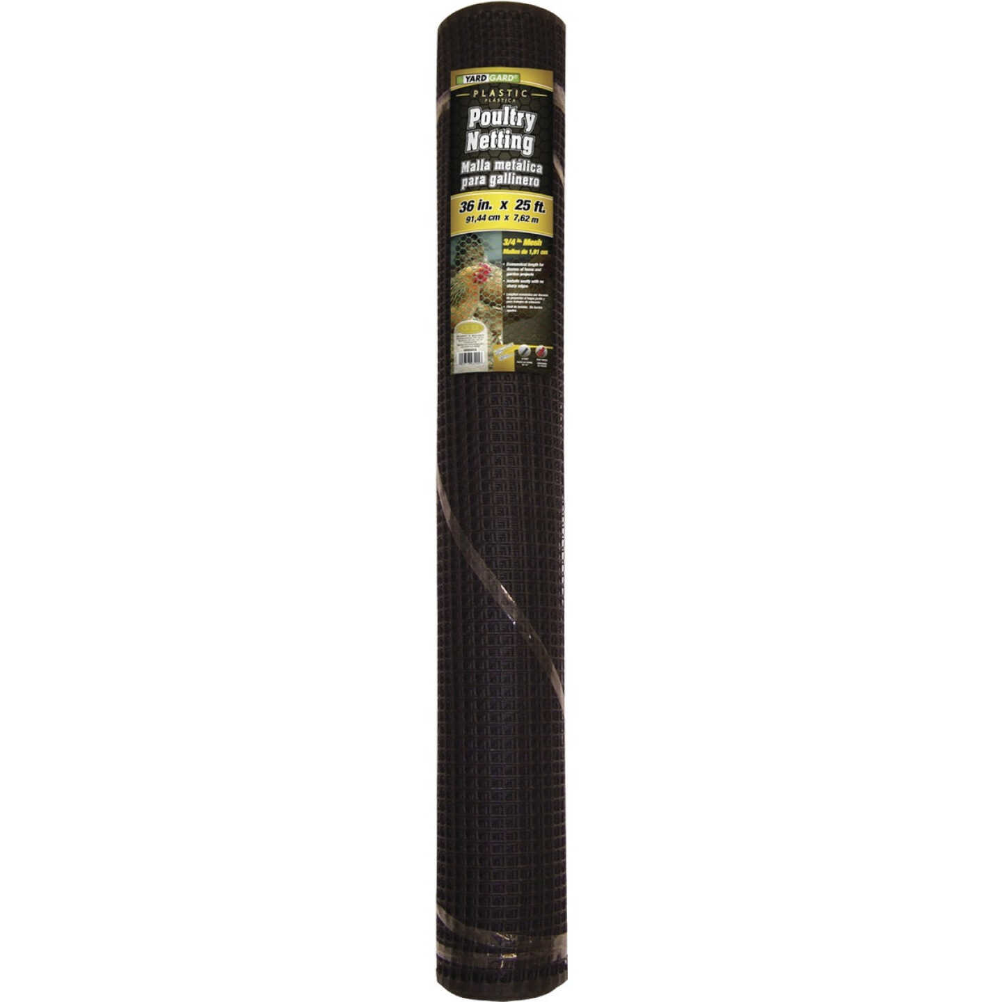 YardGard 3 Ft. x 15 Ft. 1/2 In. Mesh Black Hardware Cloth Image 1