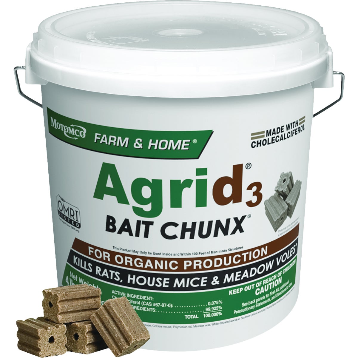 Agrid3 4 Lb. Chunx Mouse Bait
