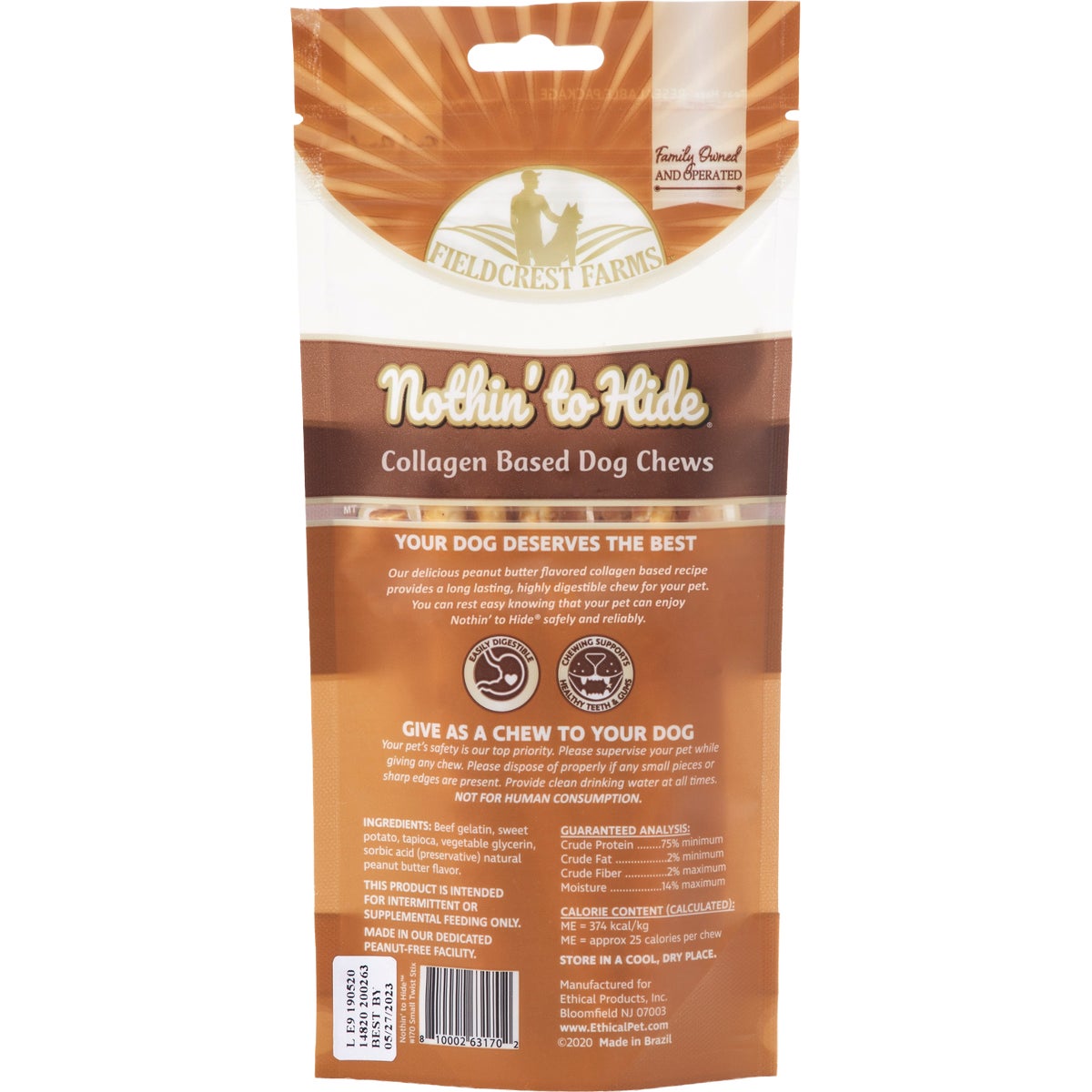 Nothin' to Hide Peanut Butter Twist Stix (10-Pack) Image 3