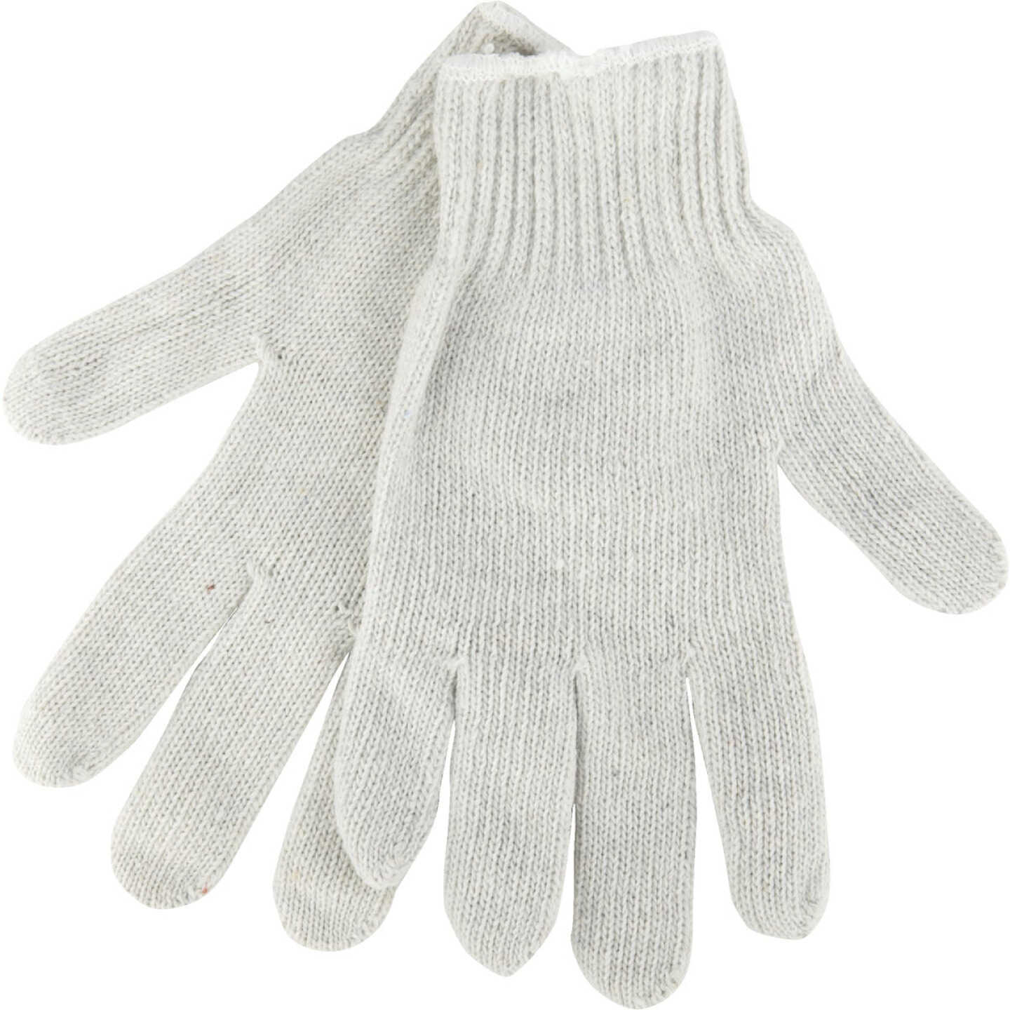 Do it Men's Large Reversible Knit Mason Glove, White Image 1