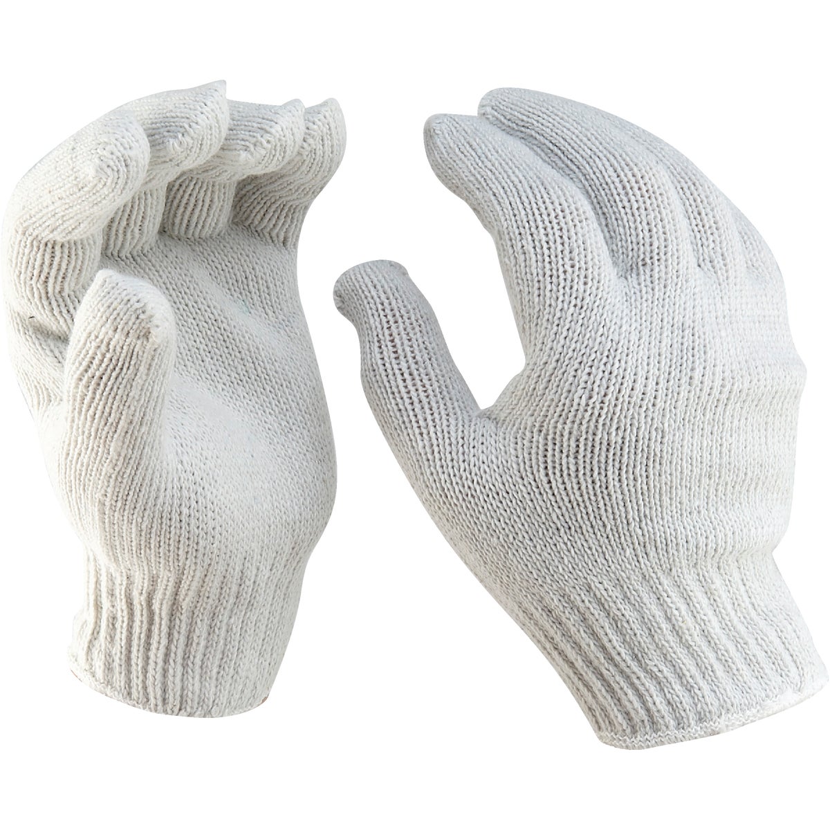 Do it Men's Large Reversible Knit Mason Glove, White Image 3