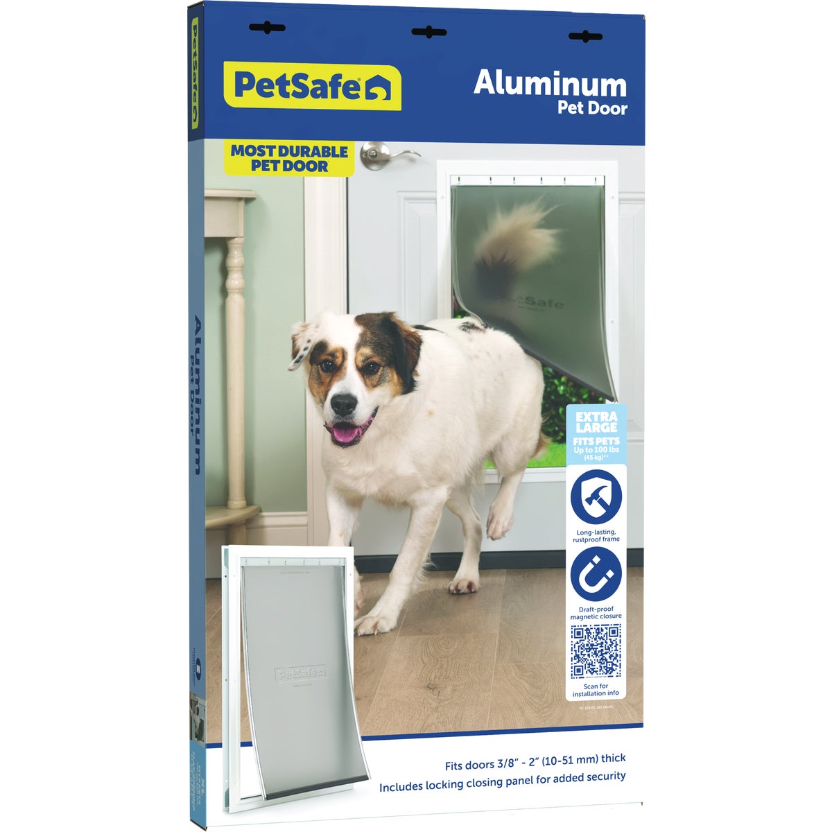 PetSafe Freedom XL White Aluminum Pet Door Image 7