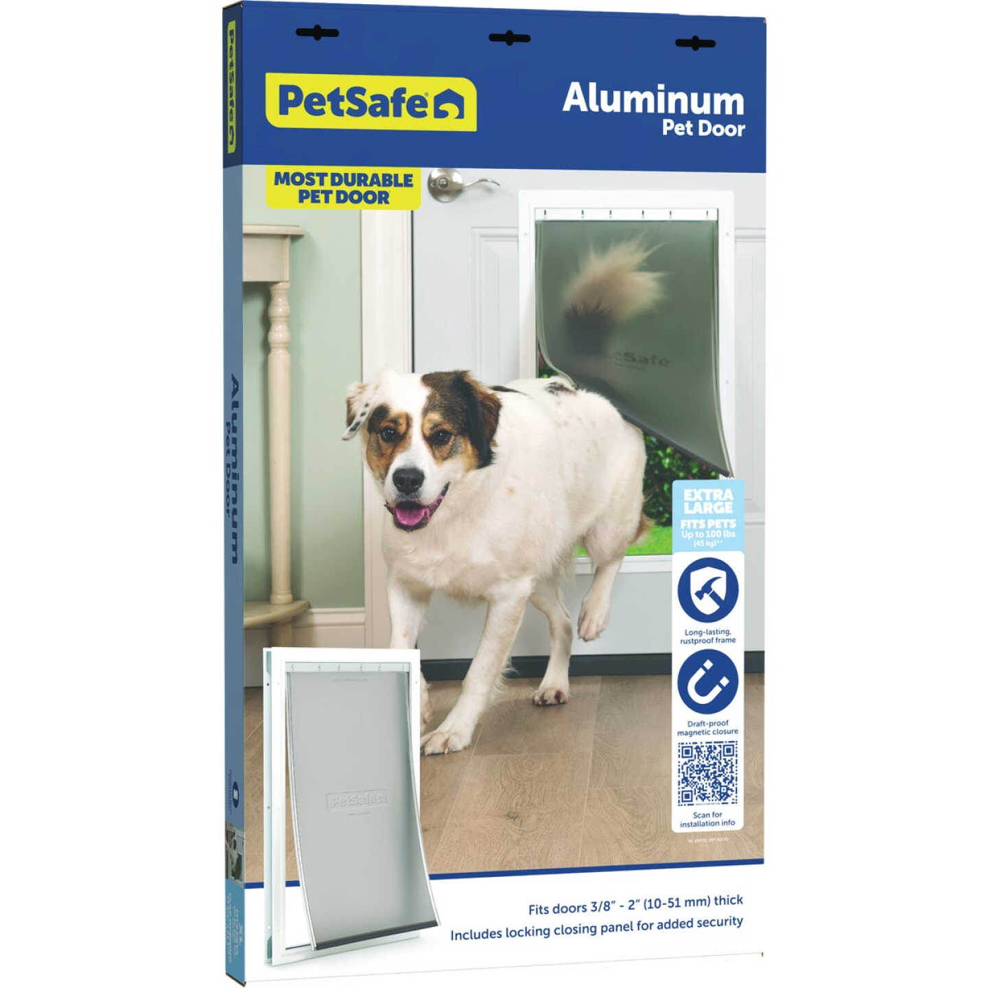 PetSafe Freedom XL White Aluminum Pet Door Image 7