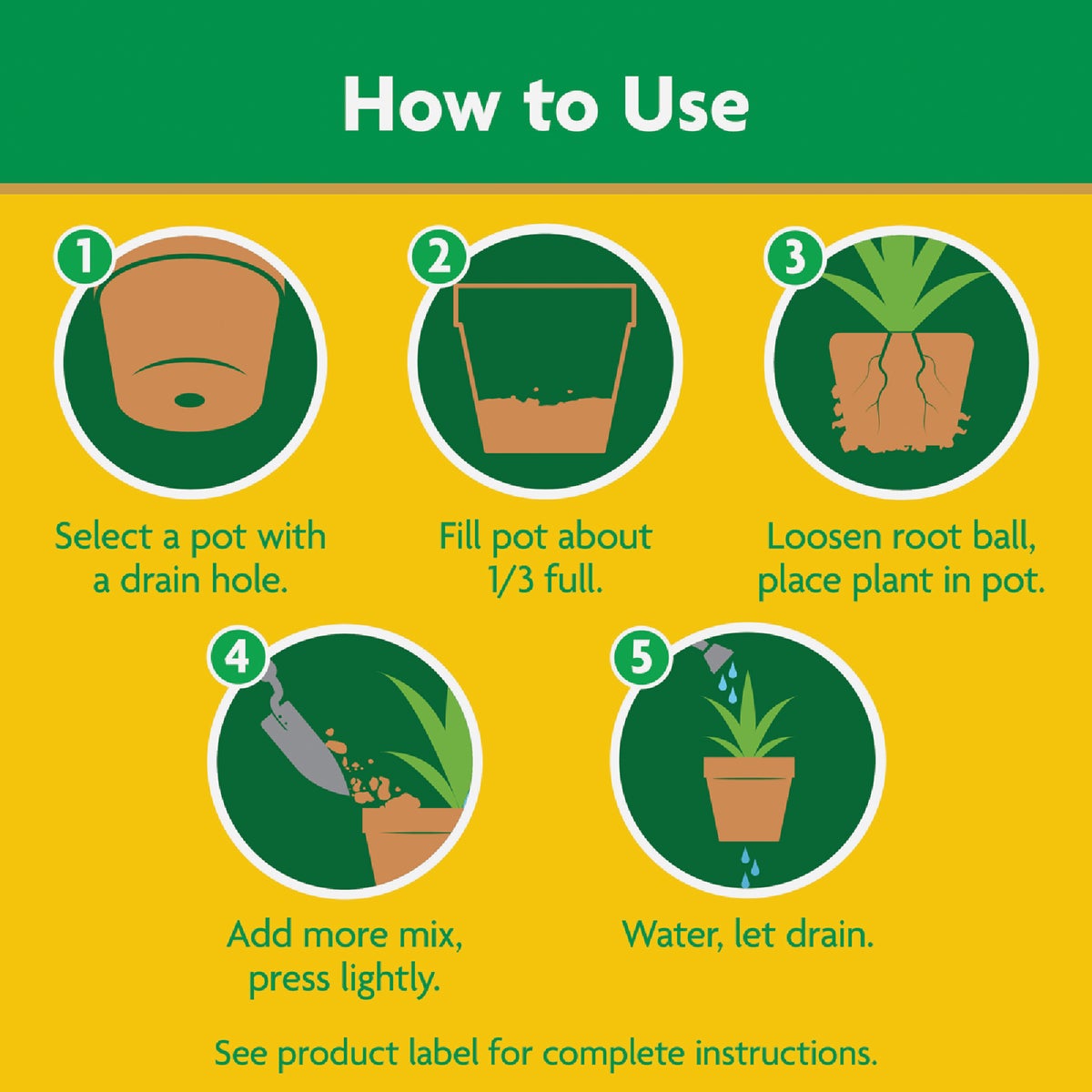 Miracle-Gro 8 Qt. Container Plant Potting Mix Image 7