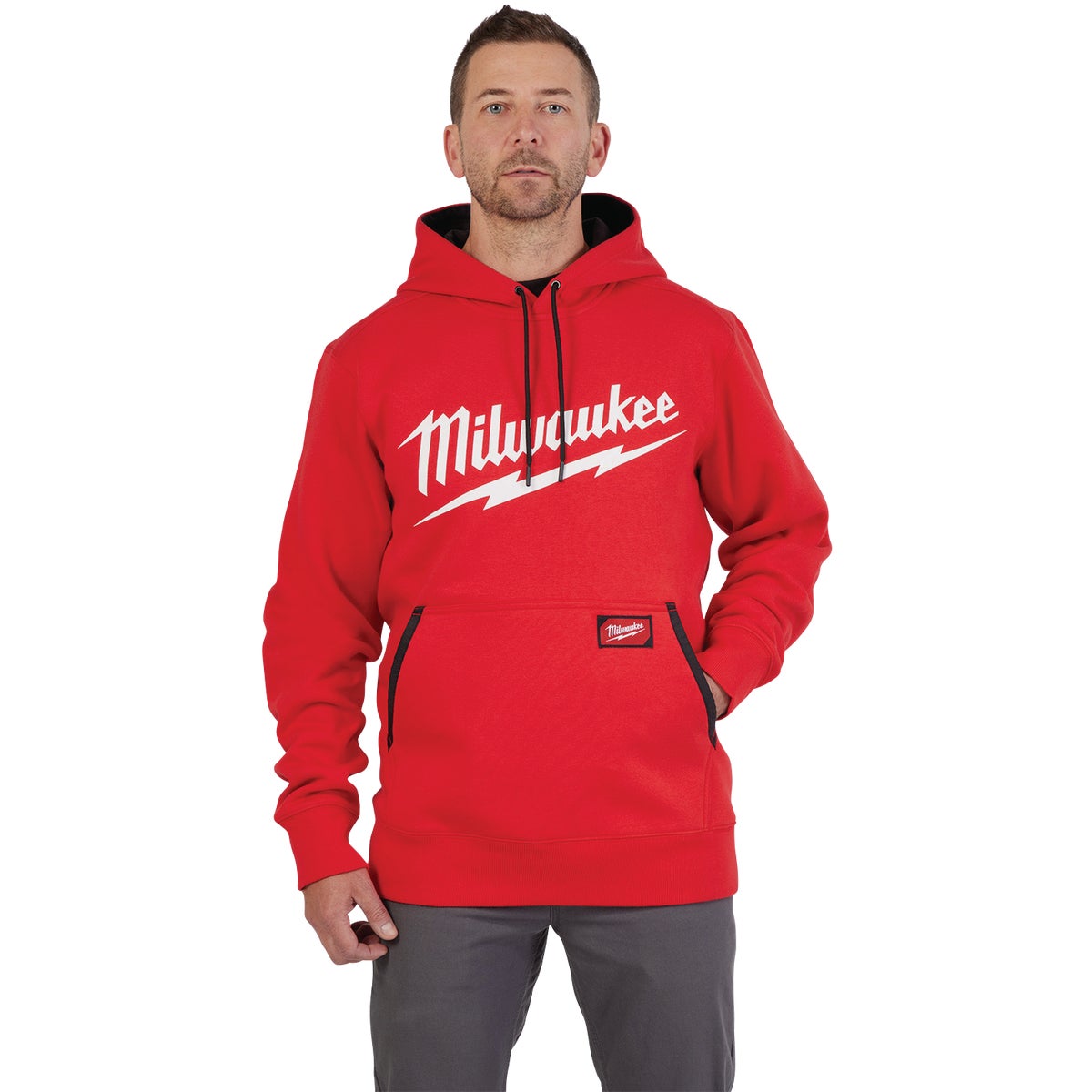 Milwaukee FREEFLEX Large Red Midweight Pullover Hooded Sweatshirt Image 6