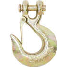 Campbell 1/4 In. Grade 70 Yellow Chromate Clevis Slip Hook with Latch Image 1