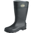 Servus Men's Size 12 Black Steel Toe PVC Rubber Boot Image 1