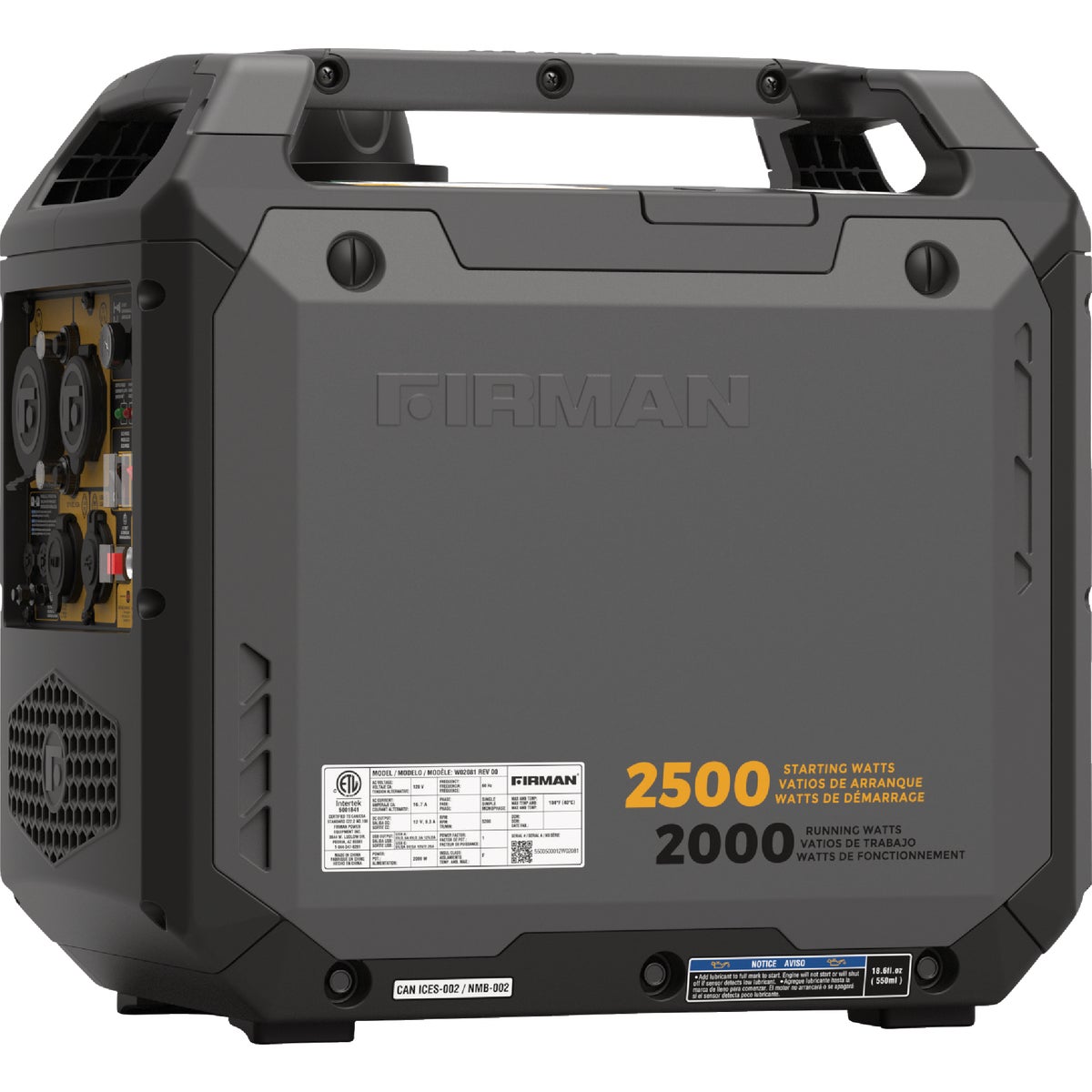 Firman 2500W Gas Recoil Start Portable Inverter