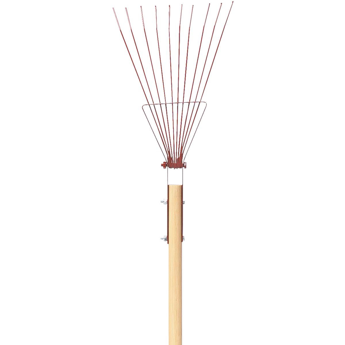 Gardex 48 In. Wood Handle 10-Tine Shrub Rake Image 1