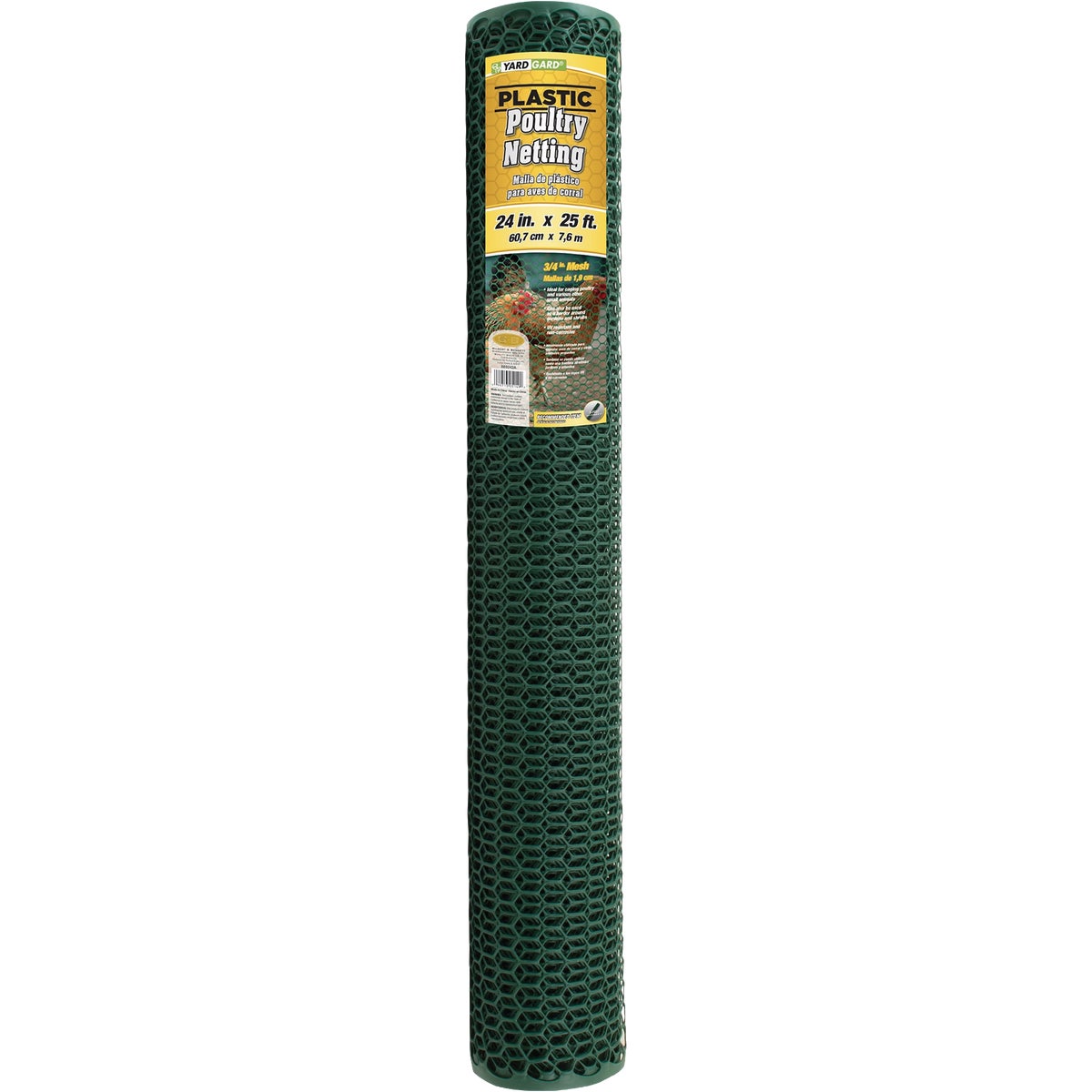 YardGard 2 Ft. x 25 In. Green Poultry Netting