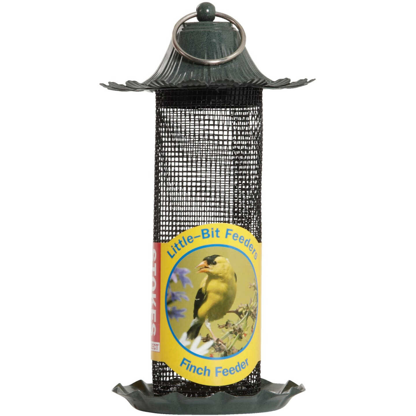 Stokes Select Little-Bit 9 In. 1/2 Lb. Capacity Finch Thistle Screen Feeder Image 3