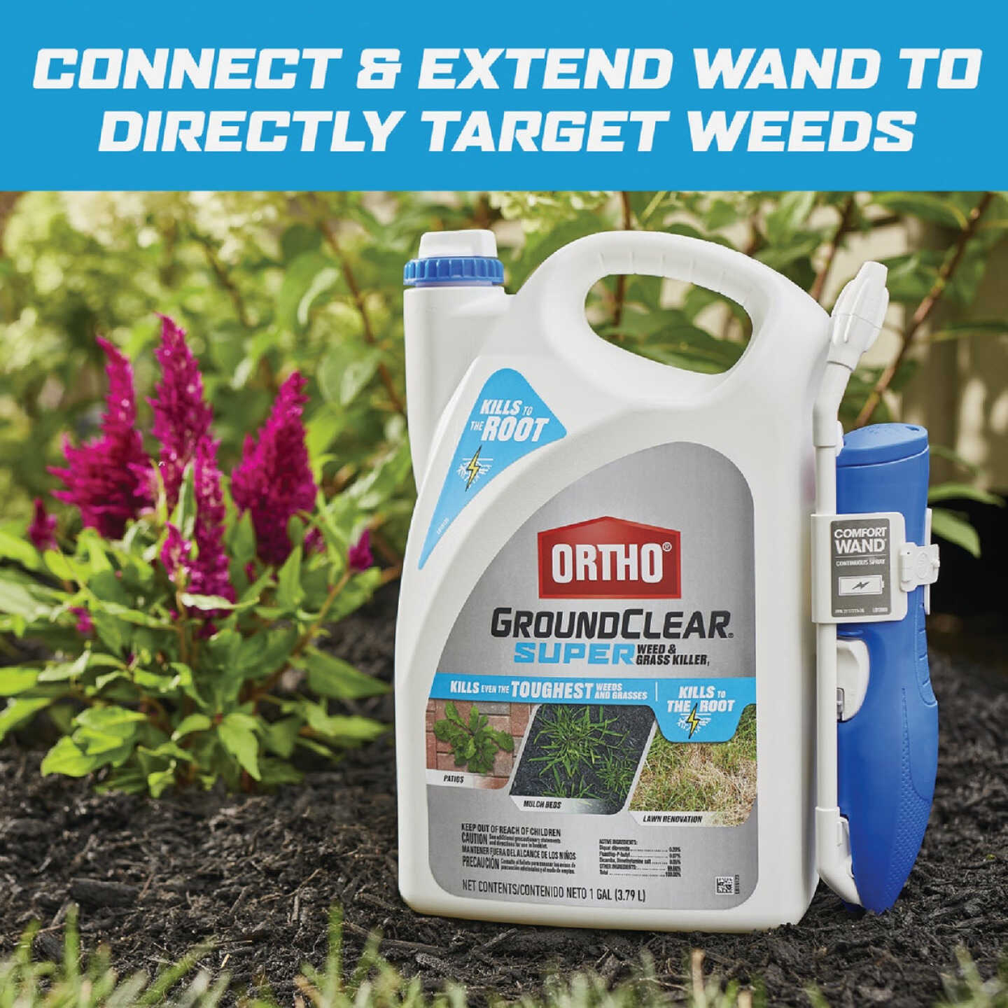 Ortho GroundClear Super 1 Gal. Weed & Grass Killer with Comfort Wand Image 5