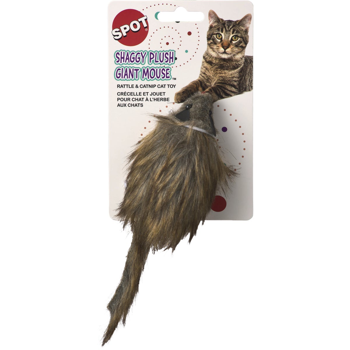 Spot 4.5 In. Plush Mouse Cat Toy Image 2