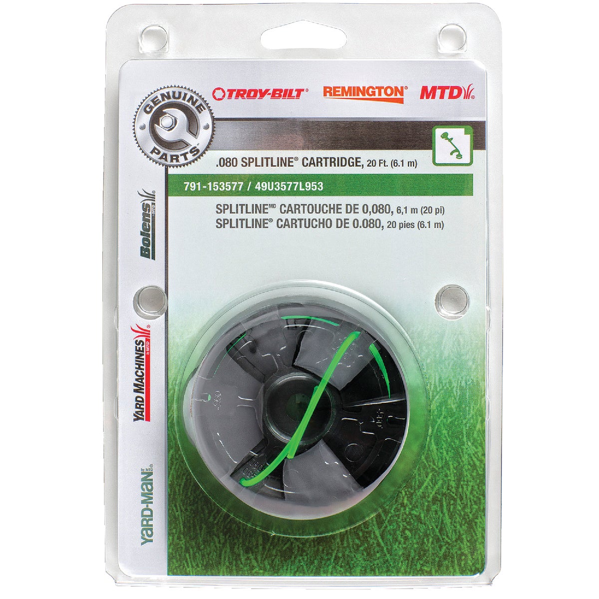 MTD Genuine Parts SplitLine 0.080 In.x 20 Ft. Trimmer Line