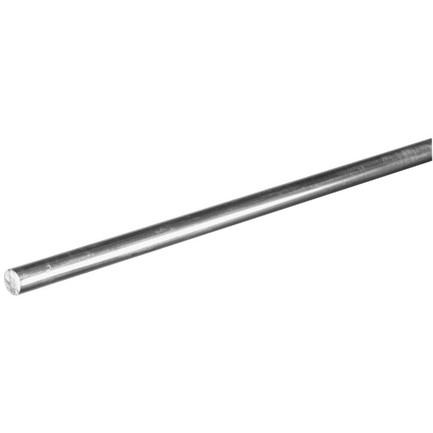 Hillman Steelworks Aluminum 3/8 In. x 8 Ft. Solid Rod Image 1