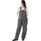 Berne Women's Short Titanium Softstone Duck Insulated Bib Overalls, S Image 1