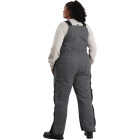 Berne Women's Short Titanium Softstone Duck Insulated Bib Overalls, S Image 4