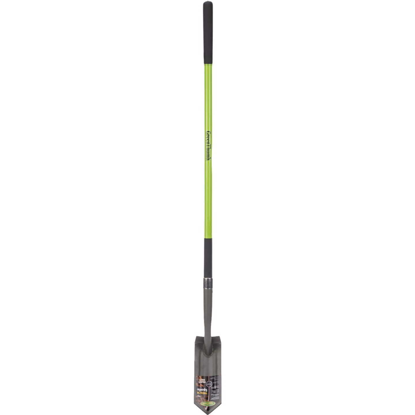 Green Thumb Fiberglass Handle Trench Shovel Image 1