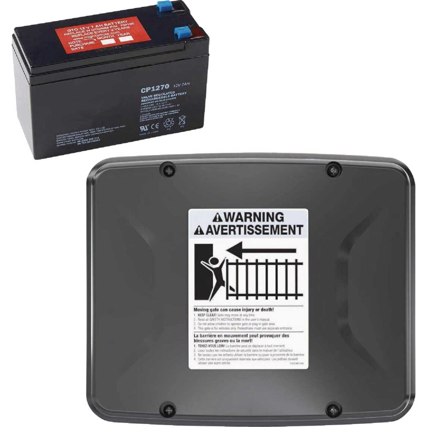 Mighty Mule Automatic Gate Opener Battery & Weatherproof Enclosure Image 1