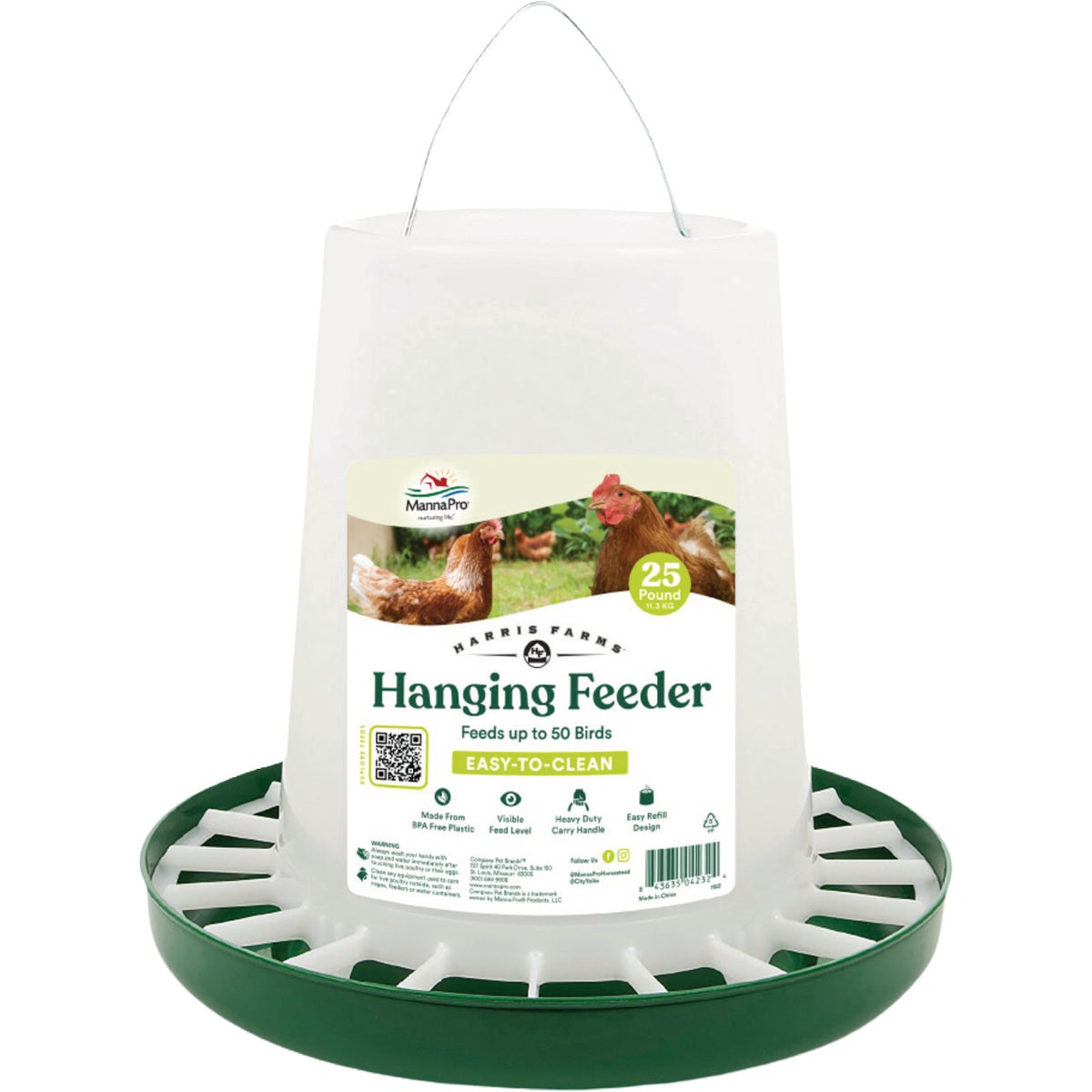 Manna Pro Harris Farms 25 Lb. Hanging Feeder