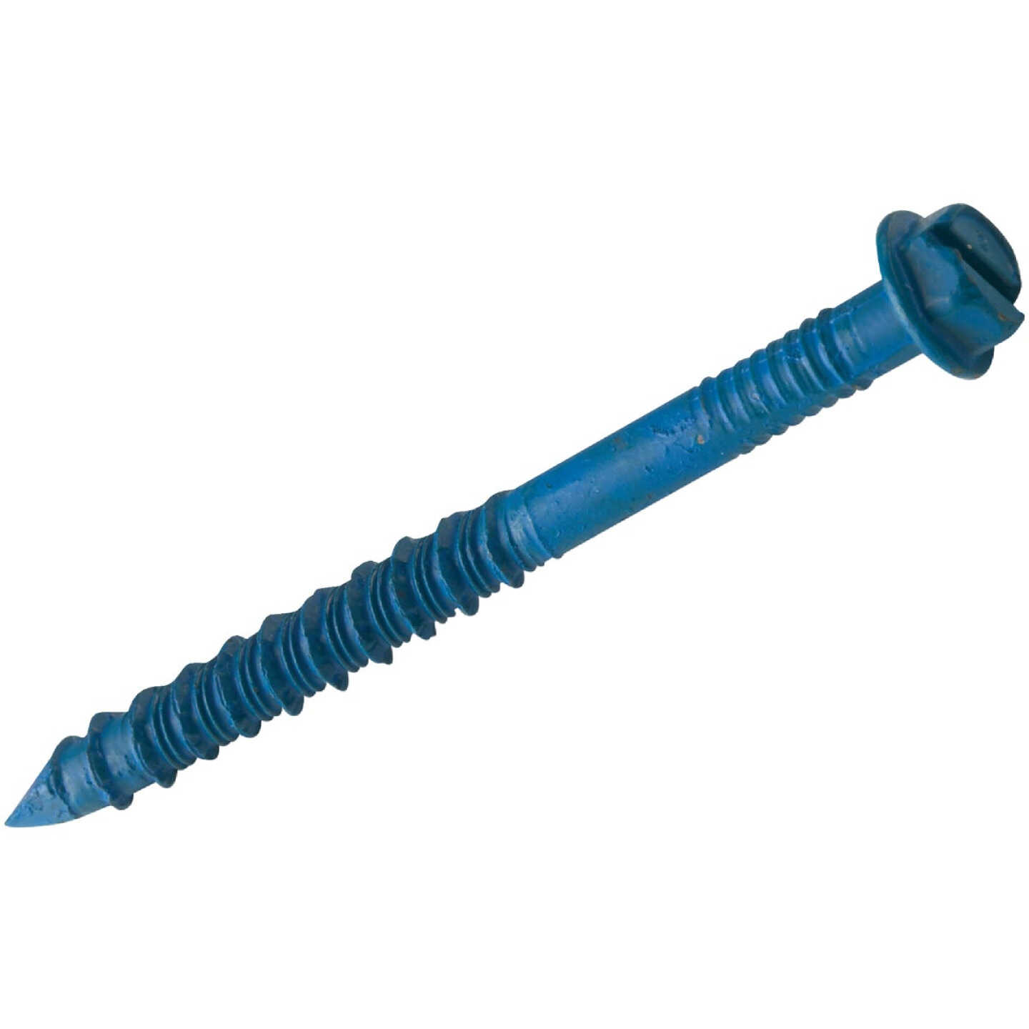 Tapcon 1/4 In. x 2-3/4 In. Slotted Hex Washer Concrete Screw Anchor (8-Count) Image 1
