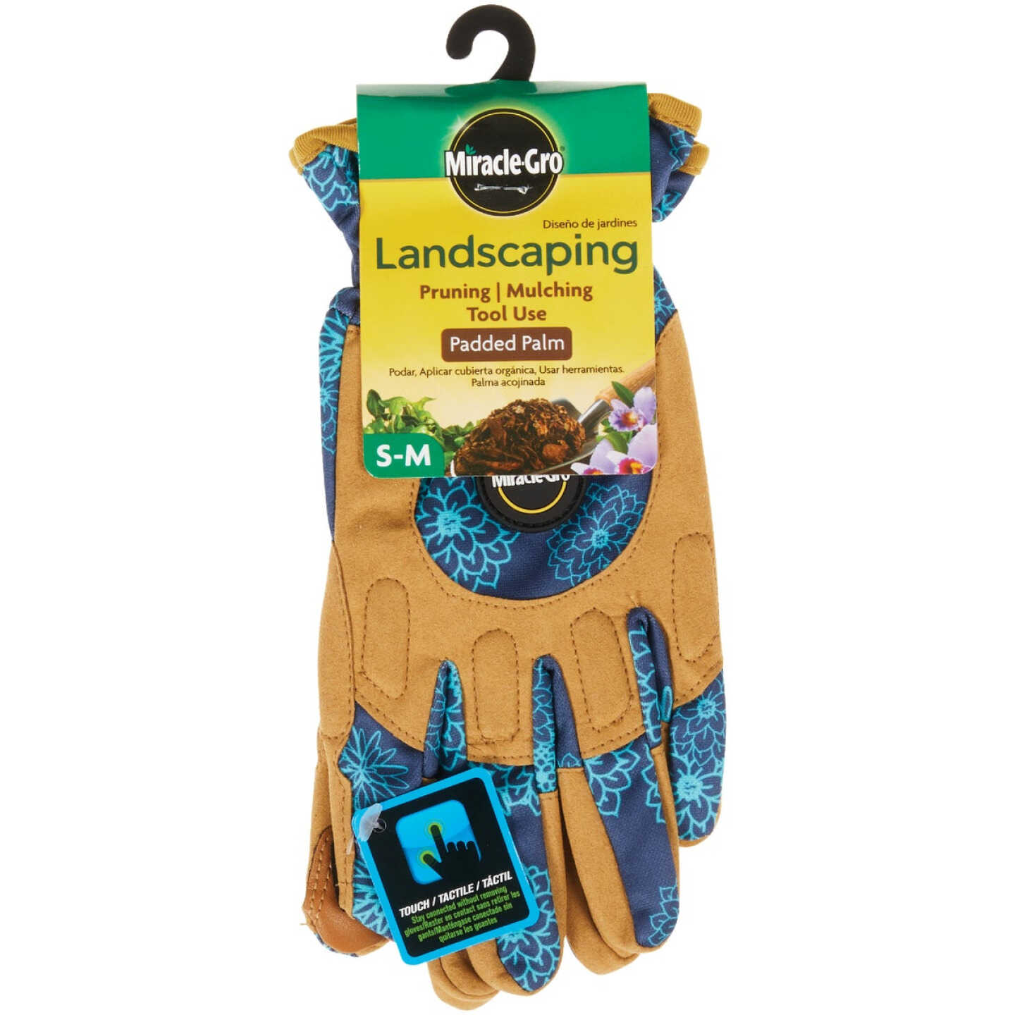 Miracle-Gro Women's Polyester Padded Palm Landscaping Gloves, Small/Medium Image 2