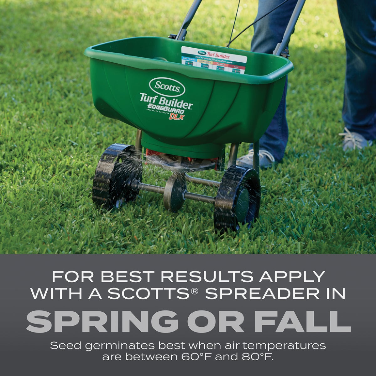 Scotts Turf Builder 2.4 Lb. 200 Sq. Ft. Pacific Northwest Mix Grass Seed, Fertilizer, and Soil Improver Combination Image 5