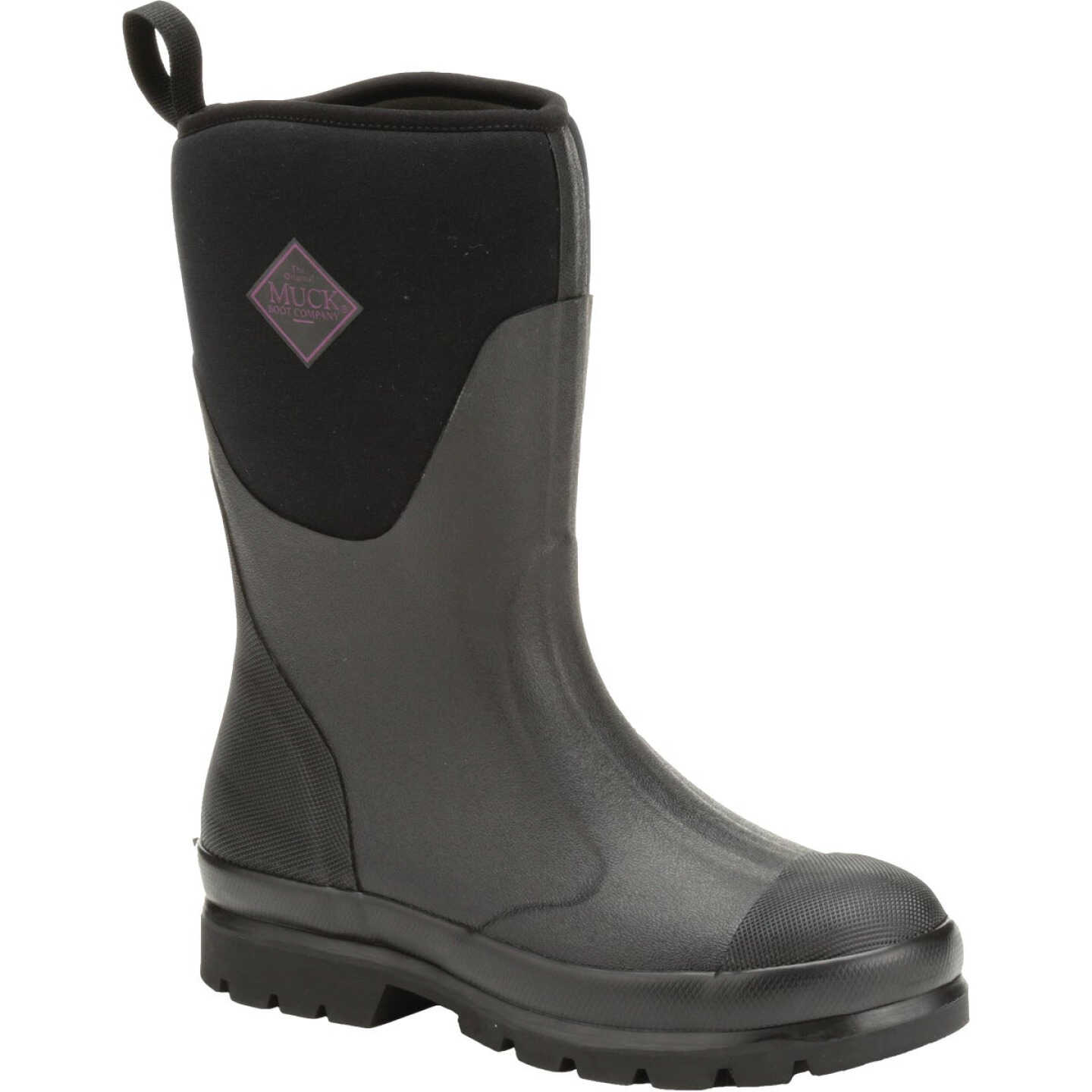 The Muck Boot Company Chore Mid Women's Black Rubber Pull-On Boot, Size 9 Image 1