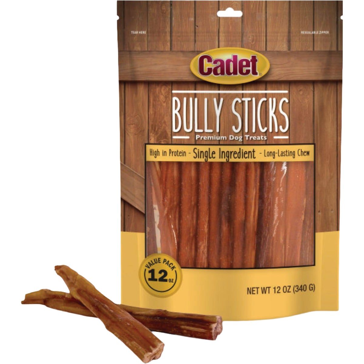 Cadet 12 Oz. Small Bully Stick Dog Chews