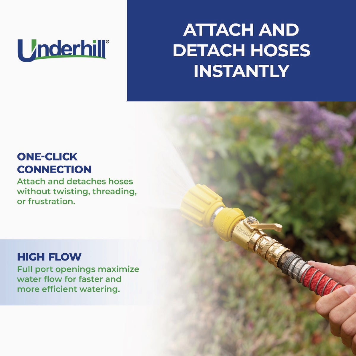 Underhill ProLine Male Quick Connect Adapter (2-Pack) Image 5