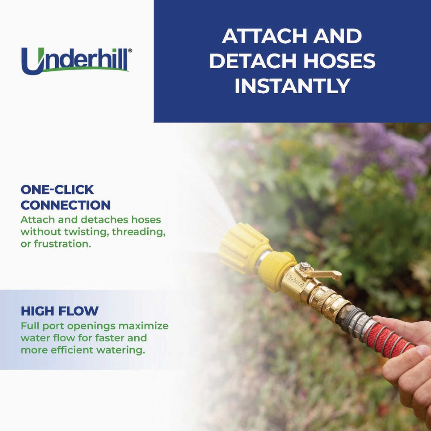 Underhill ProLine Male Quick Connect Adapter (2-Pack) Image 5